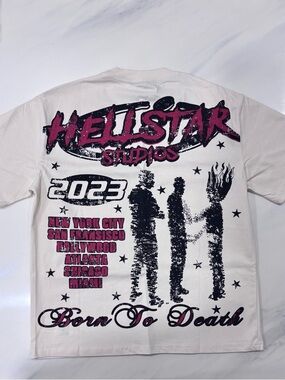 HELLSTAR Graphic Tee - White/Red